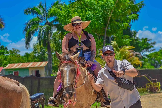 Punta Cana Horseback Riding Adventure on Macao Beach - A Water Cave Before the Coast