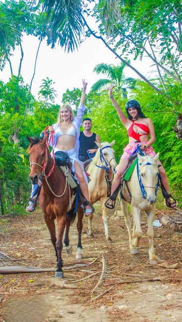Punta Cana Horseback riding & Sunset + beach + free pick-up - Coffee and chocolate at a typical Dominican home