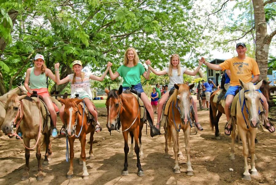 Punta Cana’s Best Sunset Horse Ride - Riding Through the Jungle at Sunset