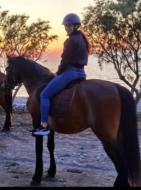 Rhodes Island: Horseback Riding at the Beach During Sunset - The one-hour beach route
