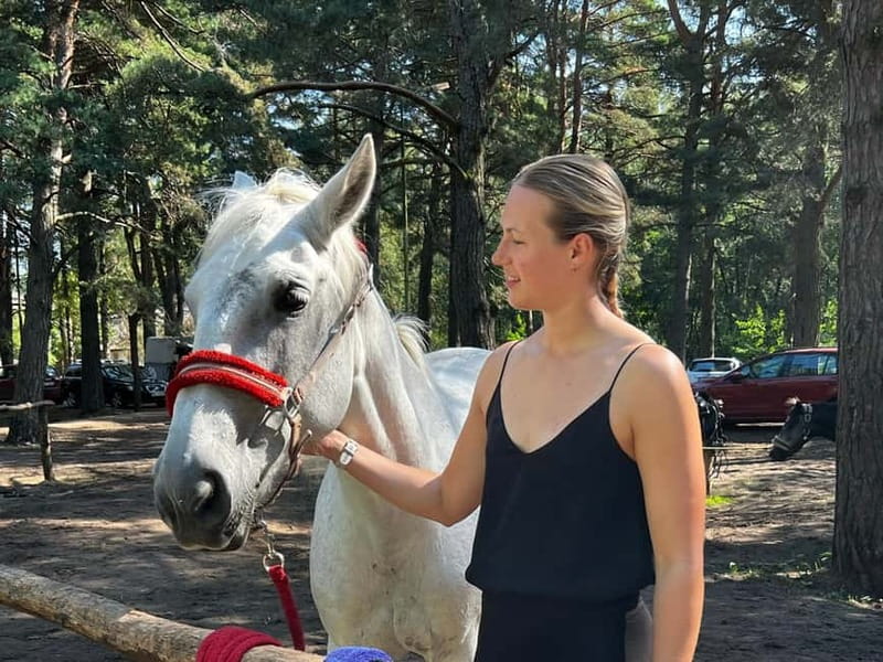 Riga Horse Riding tour along the Beach - A gentle ride, not a fast one