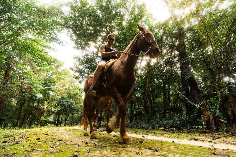 Riviera Maya: Horseback Ride, Zipline, and ATV Adventure - Getting ready for the Honda ATV track