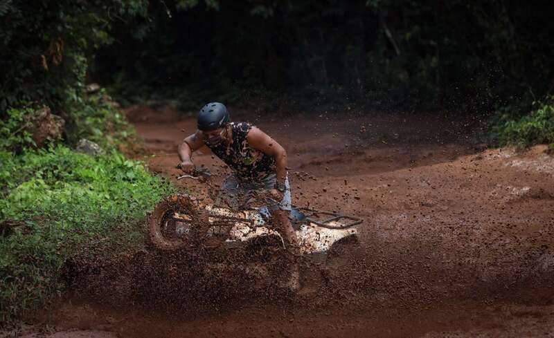 Riviera Maya: Horseback Ride, Zipline, and ATV Adventure - A cool pause at Cenote Verde Lucero