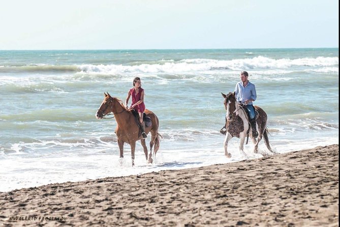 Rome: Horseback Riding on the Beach with aperitif - The beach ride and the coastal payoff