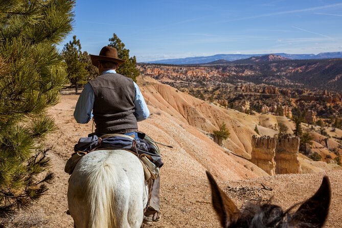 Ruby's Horseback Adventures Utah 1.5 Hour Ride - The North Rim viewpoint is the payoff