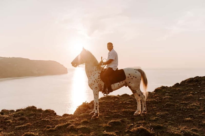 Santorini: Extreme Horse Safari with Beach Gallop - Ravines, canyons, and the climb inland