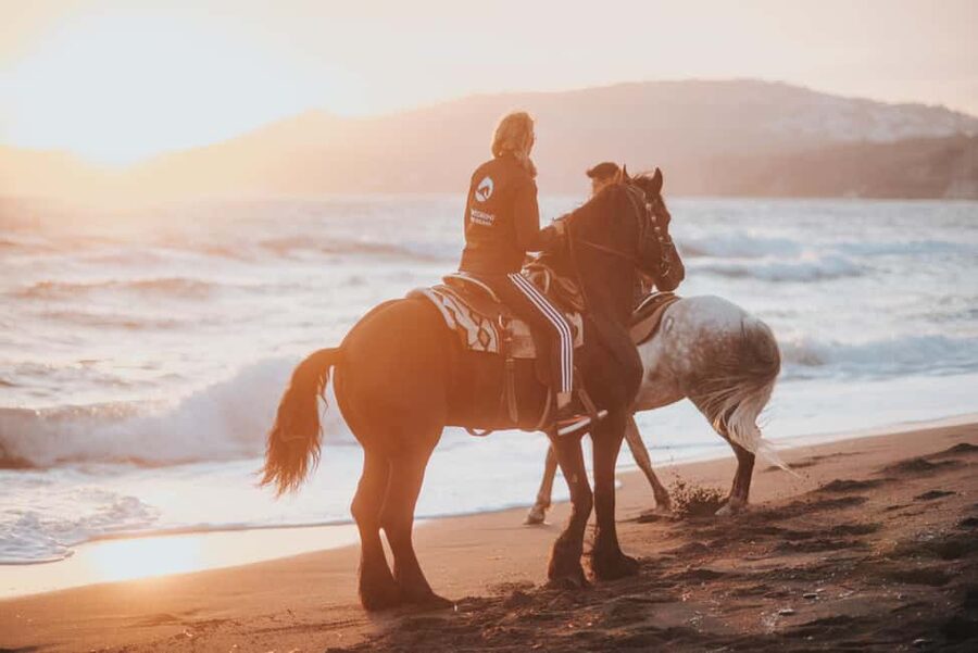Santorini: Extreme Horse Safari with Beach Gallop - Starting in Megalochori and finding your pace