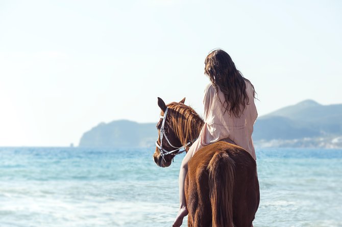 Santorini Horse Riding to Black Sandy Beach - From the Efippos stable to Santorini’s volcanic south