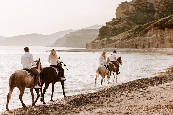 Santorini: Horse Riding to the Black Sandy Beach (Eros beach) - The duration may not match your expectations