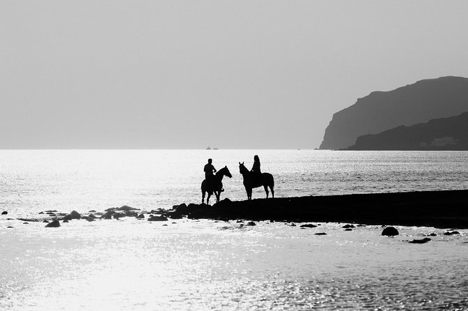 Santorini: Horse Riding to the Black Sandy Beach (Eros beach) - What Eros Beach is really like