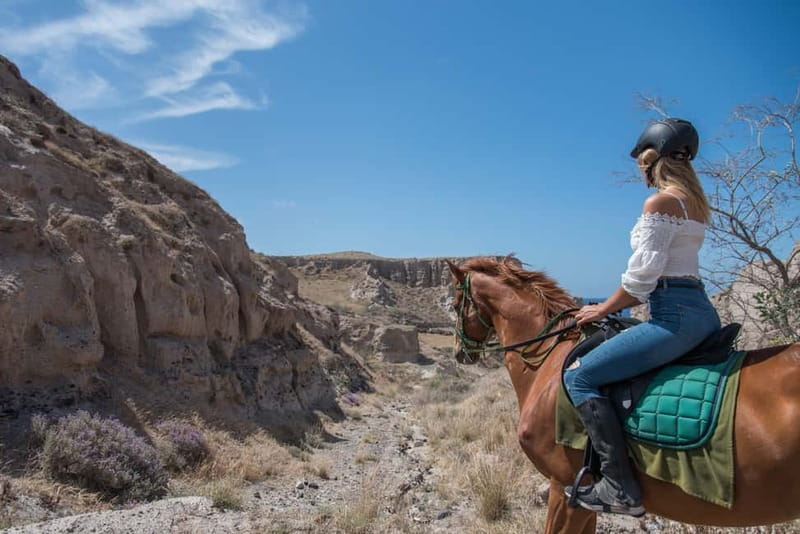 Santorini: Horse Riding Trip to Black Sandy Beach - What to bring and how to plan the day