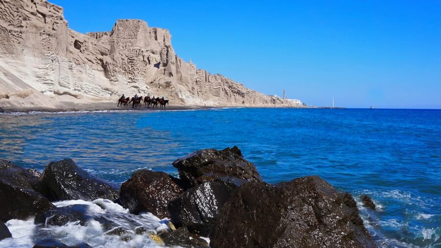Santorini: Horseback Riding Tour on the Beach - Riding from Akrotiri through Santorini’s quieter side
