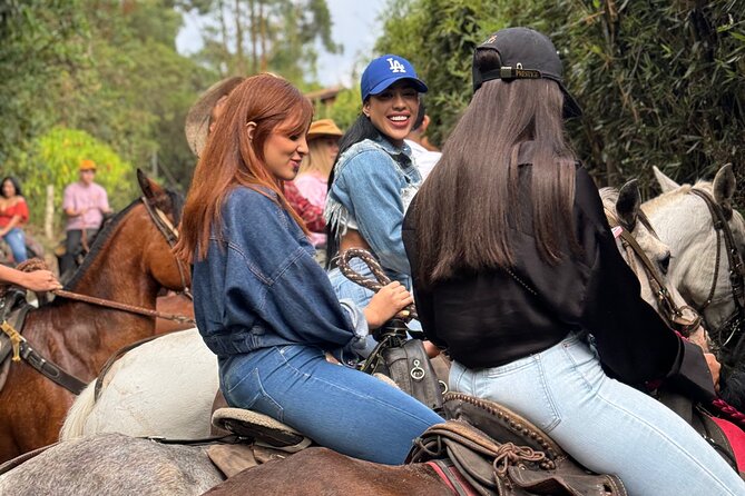 Scenic Horseback Riding in the Medellín Mountains - Creek crossings and the countryside pause