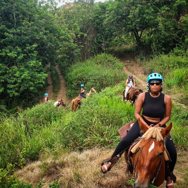 Scenic Horseback Trail - Returning downhill and finishing at the base
