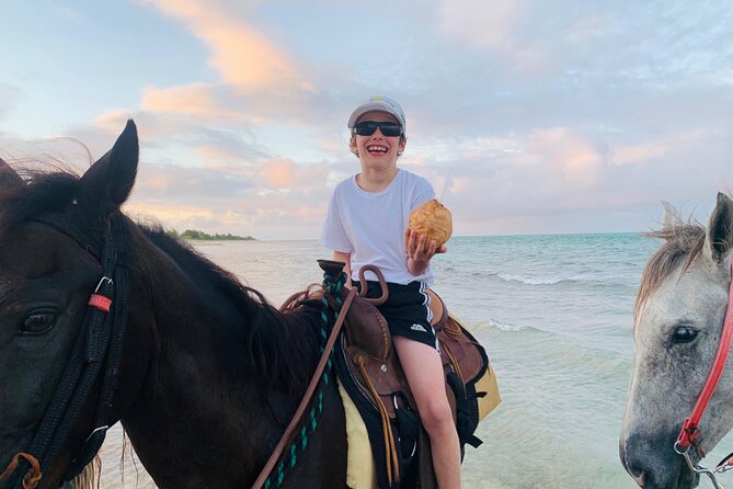 Shared Horseback Riding in Turks and Caicos - Photos, birthdays, and family time