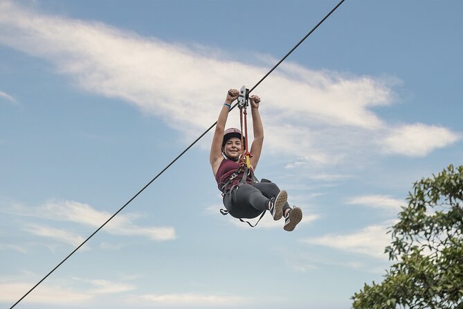 Sierra Madre Horseback Riding and Zipline with Lunch Included - The zipline course over the mountain valleys