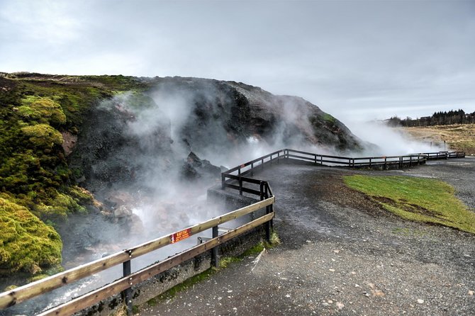 Silver Circle: Lava Cave, Waterfalls & Iceland Horses-Small Group - Barnafoss Adds a Sharper, Faster Contrast