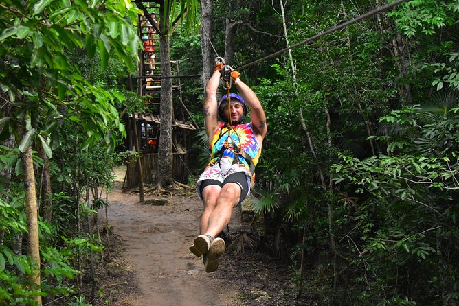 Single ATV, Horseback Riding, Ziplines and Cenote Swim - A five-hour jungle sampler near Puerto Morelos