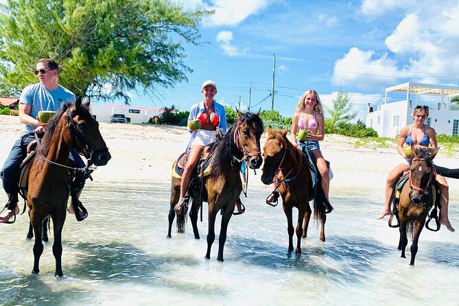 Small Group Horseback Riding Adventure in Caicos Islands - The one-hour beach route