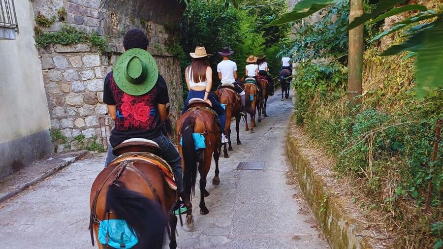 Sorrento: Horseback Riding Tour with Guide - The Chapel of San Sebastiano and the old village entrance