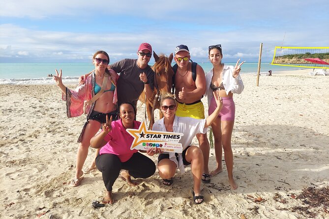 St. John's,Antigua Horse Back Riding & bareback swim & Fort beach - Key points at a glance