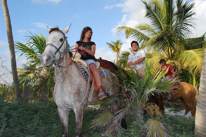 STROLL the Jungle Trails on a HORSE. Includes Transportation and Equipment. - Reaching the white sand beach
