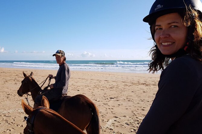 Stunning Sundown Beach Ride on horseback! MINIMUM 2 PARTICIPANTS - The riding lesson makes this workable for beginners
