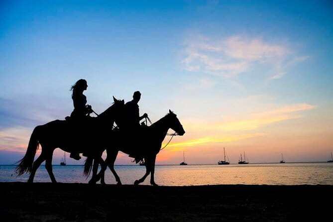 Sunset Beach Horseback Ride Phuket - Reaching Nai Yang Beach at sunset
