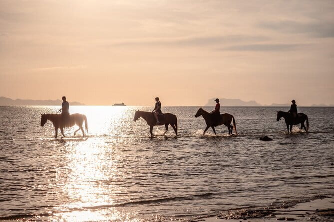 Sunset Beach Horseback Ride Phuket - The possible sea ride