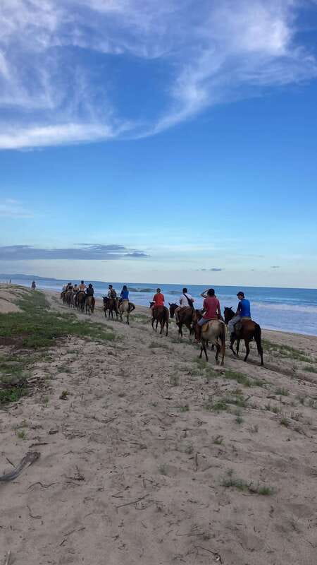Sunset by Horse on the Beach - Who will enjoy this ride most?