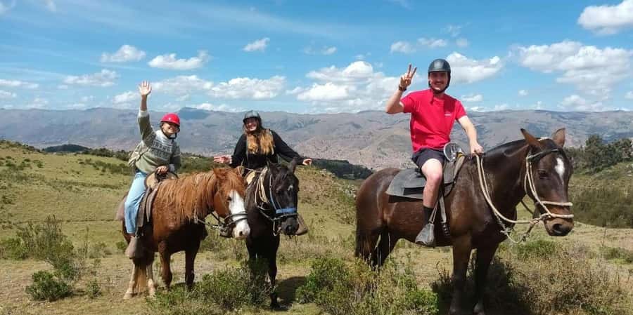 Temple of the Moon Horseback Riding Tour with Transfer - The eucalyptus forest and views over Cusco