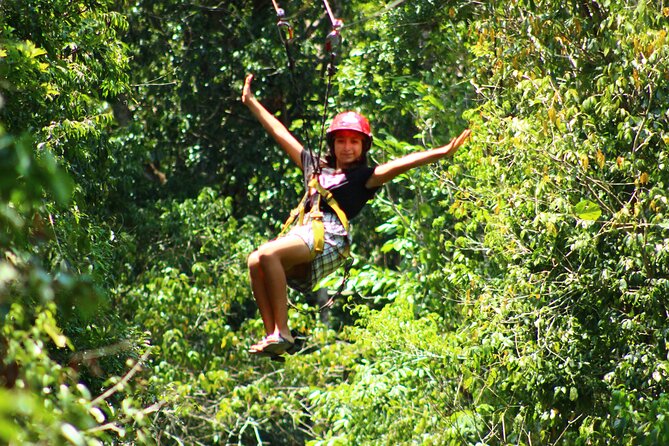 Tequila Tasting, Cenote, Horseback Riding, ATV, Ziplines & Lunch - Ziplines, a spider web, and a short burst of adrenaline
