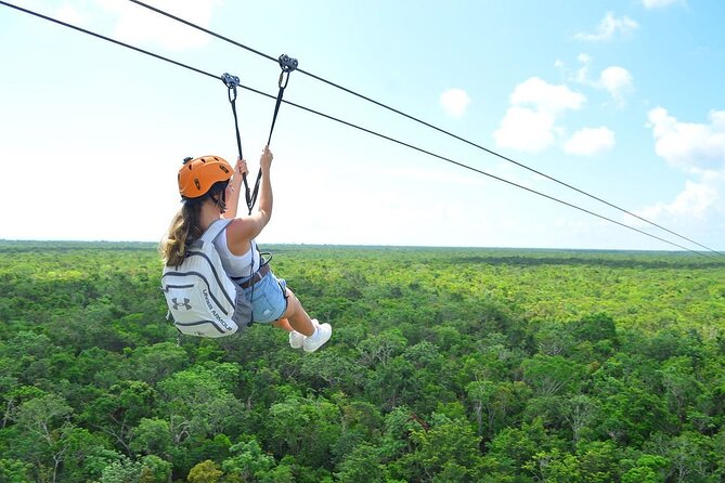 Tulum Adventure: Horses + ATV + Cenote + Zipline + Lunch - ATV riding through dust and jungle roads