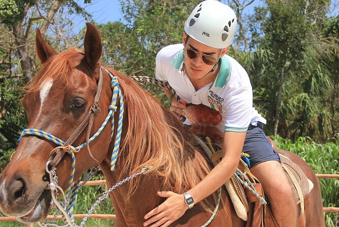 Tulum Jungle Horseback Ride + ATV + Ziplines + Cenote Combo Tour - ATV trails: fun, dust, and rough ground