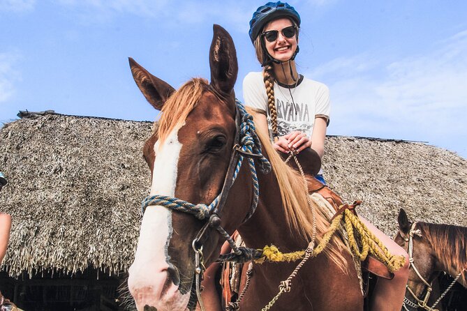 Tulum Jungle Horseback Ride + Cenote Dip & Traditional Lunch - Swimming in the cenote
