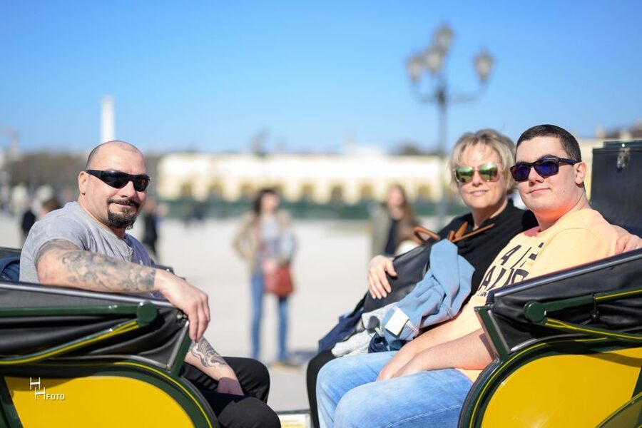 Vienna: Carriage Ride Through Schönbrunn Palace Gardens - The first garden views and imperial buildings