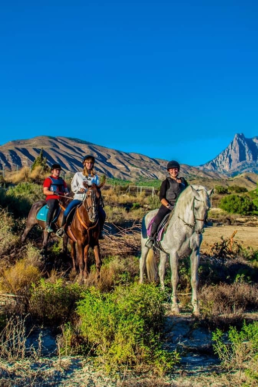 Villajoyosa Horseback Riding in the Mountains with sea views - Getting there without a transport headache