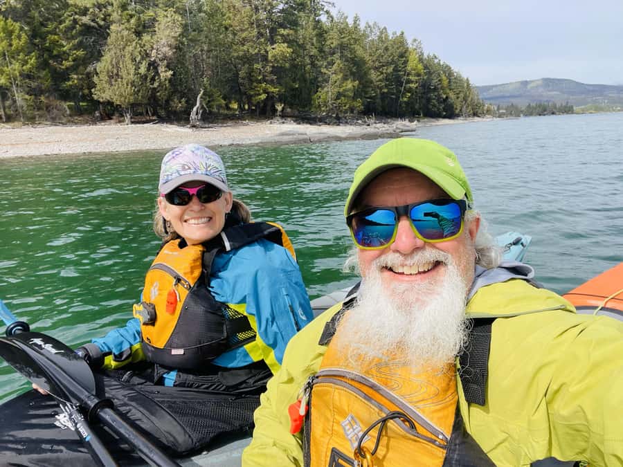 Wild Horse Island Flathead Lake Kayak Tour - The return paddle to Dayton
