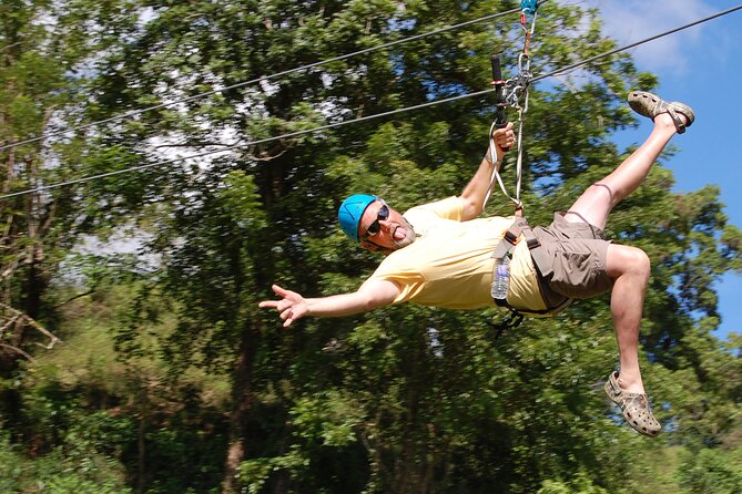 Zip N Splash Adventure plus Horseback Riding - Eight Ziplines Through the Countryside
