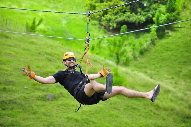 Zipline,Dune Buggy,Horse Riding - Eight zip lines and a suspension bridge at 60 feet