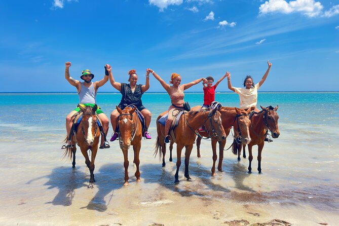 Zipline, Dunn’s River Falls, Bamboo Rafting & Horseback Ride Tour - Four Jamaican experiences packed into one half-day