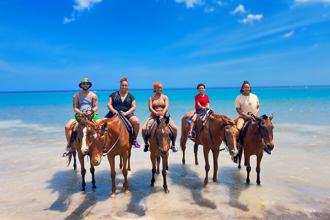 Zipline, Dunn’s River Falls, Bamboo Rafting & Horseback Ride Tour - Scotchies Drax Hall for jerk chicken and pork
