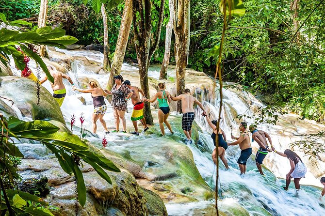 Zipline, Dunn’s River Falls, Bamboo Rafting & Horseback Ride Tour - Bamboo rafting near White River and Lethe Village